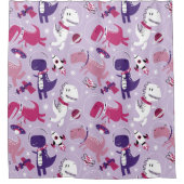 Space Dinosaurs, Cute Dinosaurs, Stars, Space Ship Douchegordijn (Voorkant)