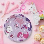 Space Dinosaurs, Cute Dinosaurs, Stars, Space Ship Papieren Bordje (Feest)