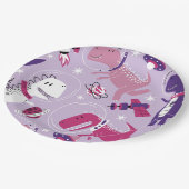 Space Dinosaurs, Cute Dinosaurs, Stars, Space Ship Papieren Bordje (Gekanteld)