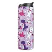 Space Dinosaurs, Cute Dinosaurs, Stars, Space Ship Thermosbeker (Gedraaid links)