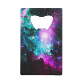 Space dj cat pizza kredietkaart flessenopener (Achterkant)