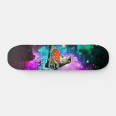 Space dj cat pizza skateboard (Horizontaal)