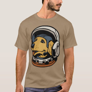 Space Dog meisje familie T-shirt