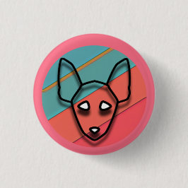 SPACE DOGS RADiO - Badge Ronde Button 3,2 Cm