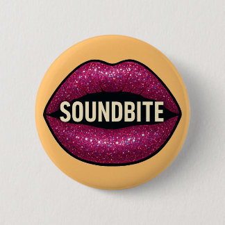 SPACE DOGS RADIO - SOUNDBITE BADGE RONDE BUTTON 5,7 CM