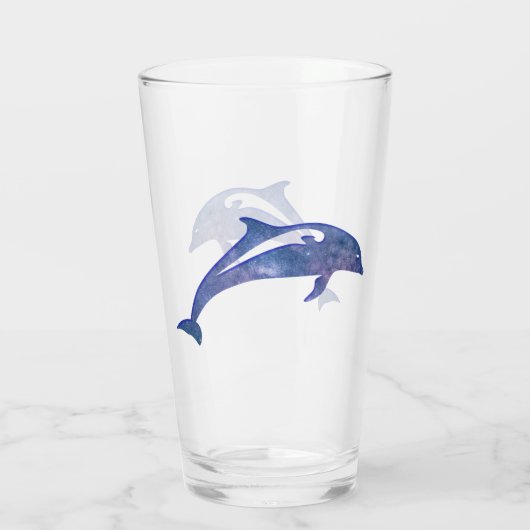 Space Dolphin Glas (Achterkant)