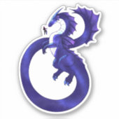 Space Dragon Draco Sticker (Voorkant)