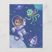 Space Encounters Briefkaart (Voorkant)