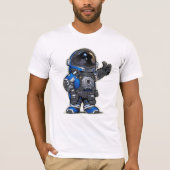 Space Engineers Cartoon Tshirt - Blauw (Voorkant)