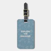 Space Exploration Galaxy Universe Star Personalise Bagagelabel (Voorkant verticaal)