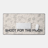 Space Exploration Galaxy Universe Star Personalise Bureaumat (Keyboard & Muis)