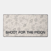 Space Exploration Galaxy Universe Star Personalise Bureaumat (Voorkant)