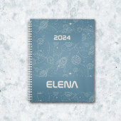 Space Exploration Galaxy Universe Star Personalise Planner