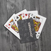 Space Exploration Galaxy Universe Star Personalise Pokerkaarten