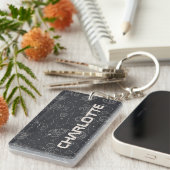 Space Exploration Galaxy Universe Star Personalise Sleutelhanger (Voorkant Rechts)