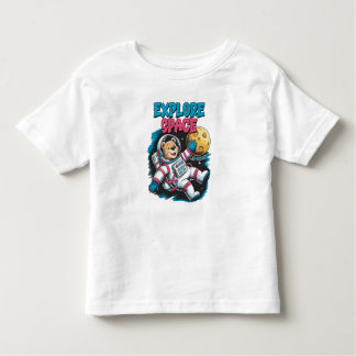 Space Exploration shirt voor kinderen en meisjes