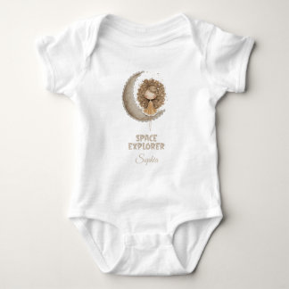 Space Explorer Fairy Moon gepersonaliseerde aangep Romper