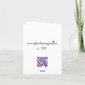 Space Explorer - Hartelijk dank Bedankkaart (Achterkant)