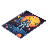 Space Explorer iPad Cover Notitieboek (Linkerzijde)