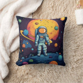 Space Explorer-Sierkussen Kussen (Deken)