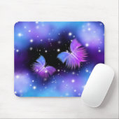 Space Fantasy Butterflies Cosmic Muismat (Met muis)