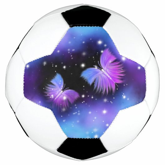 Space Fantasy Butterflies Cosmic Voetbal (Voorkant)
