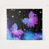 Space Fantasy Butterflies Cosmic Wandkleed (Voorkant (horizontaal))