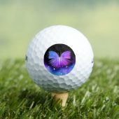 Space Fantasy Butterfly Cosmic Golfballen (Insitu Shirt)