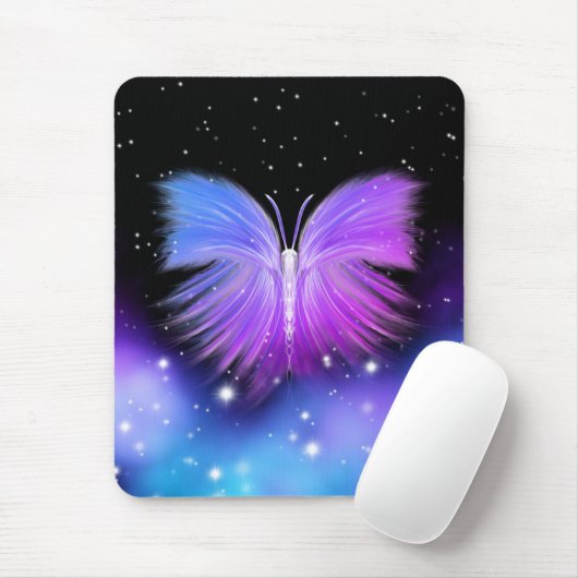 Space Fantasy Butterfly Cosmic Muismat (Met muis)
