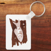 Space Ferretten Sleutelhanger (Achterkant)