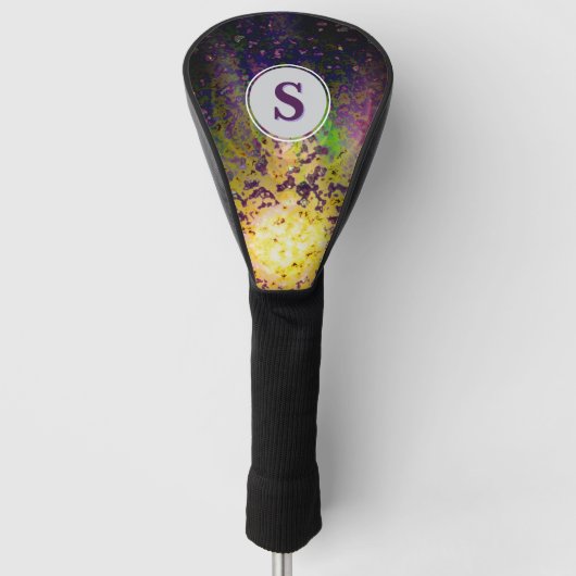 Space Flotsam Monogram Golfheadcover (Voorkant)