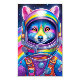 Space Fox Design - Foto Vergroting (Afdrukken) Afdruk