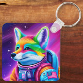 Space Fox Sleutelhanger (Achterkant)