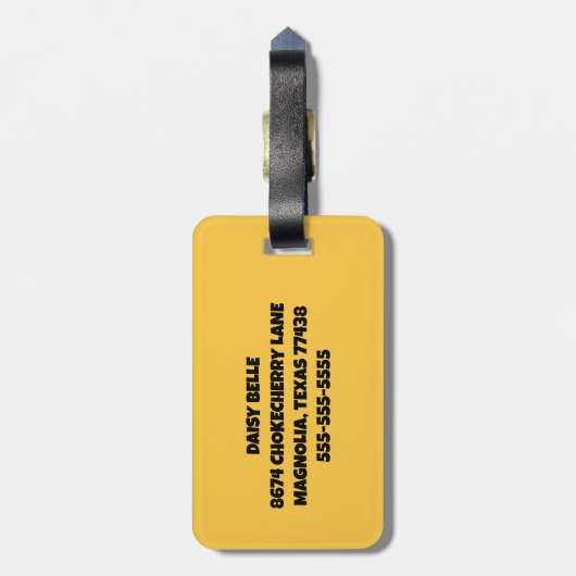 Space Galaxy Bagagelabel (Achterkant verticaal)