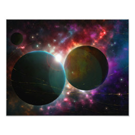 Space / Galaxy Concept Art Print / Poster