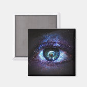 Space Galaxy Earth Eye Magnet (Recto/Verso)