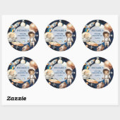 Space Galaxy Eerste reis rond de zon Sticker (Vel)