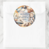 Space Galaxy Eerste reis rond de zon Sticker (Tas)