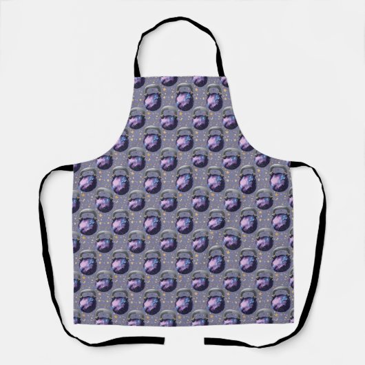 Space Galaxy Kettlebell Schort (Voorkant)