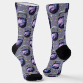 Space Galaxy Kettlebell Sokken (Gebogen)