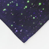 SPACE GALAXY NEBULA STARS PLANETS BLANKET FLEECE DEKEN (Hoek)