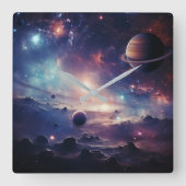 Space Galaxy Symphony Horloge murale (Recto)