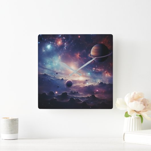 Space Galaxy Symphony Horloge murale (Maison)