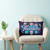 Space Galaxy Theodore oreiller à lancer personnali (Chaise)