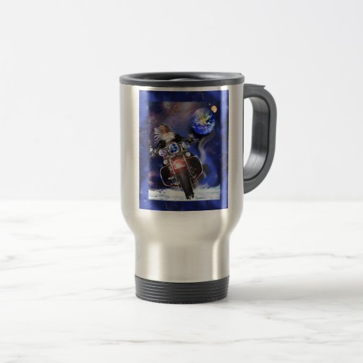 Space Galaxy Travel Mug Harley Davidson (Devant droit)