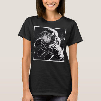 Space Girl Anime 2 T-shirt