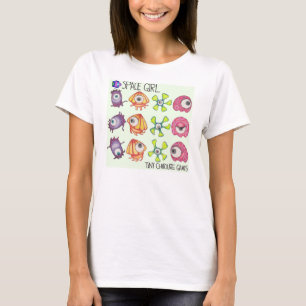 Space Girl Game:  Lijst van Lijst Alien T-shirt