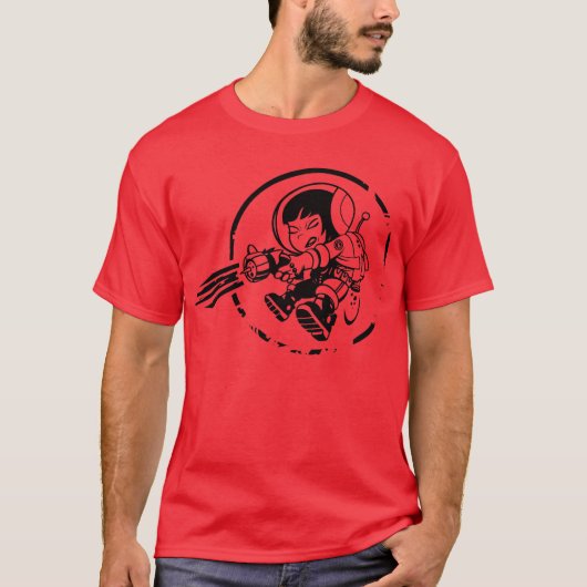 Space Girl T-shirt (Voorkant)