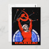 Space Glory Briefkaart (Voorkant / Achterkant)