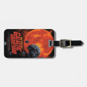 Space Graveyard Skull Halloween Galaxy of Horrors Bagagelabel (Voorkant horizontaal)